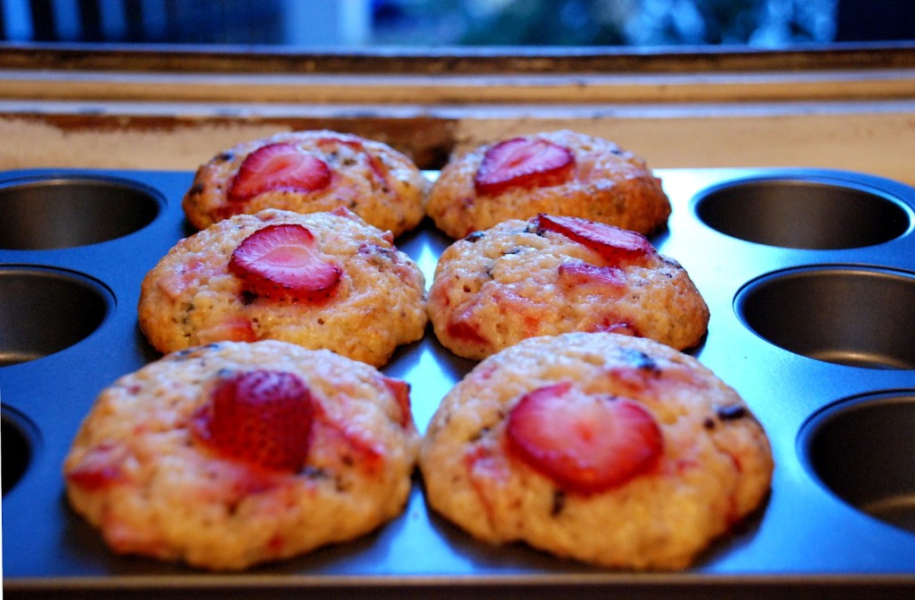 Jahodové muffiny