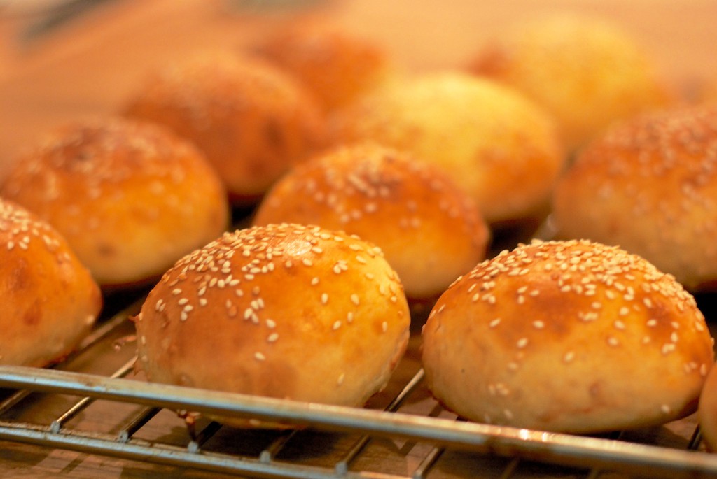 Briošky na hamburger